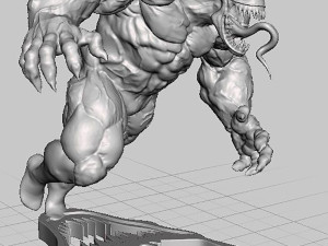 Venom Statue 3D Print Model
