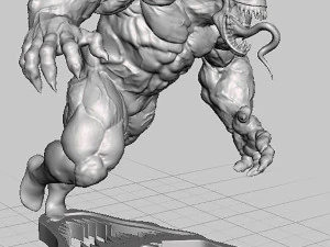 Patung Racun Model Cetak 3D