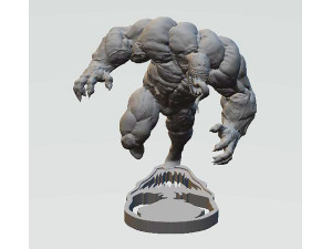Venom Statue 3D Print Model