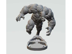 Venom Statue 3D Print Model