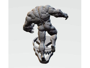 Venom Statue 3D Print Model