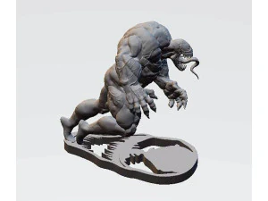 Venom Statue 3D Print Model