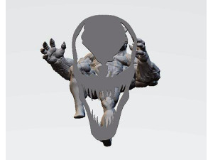 Venom Statue 3D Print Model