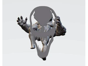 Venom Statue 3D Print Model