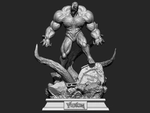 Venom Diorama 3D Print Model