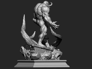 Venom Diorama 3D Print Model