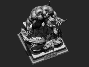 Venom Diorama 3D Print Model