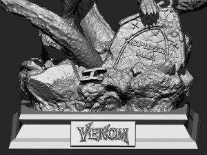 Venom Diorama Modelo de Impressão 3D