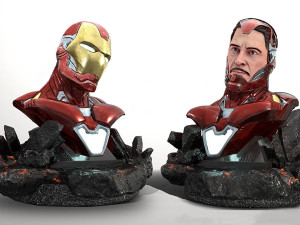 Iron Man Bust 3D Print Model