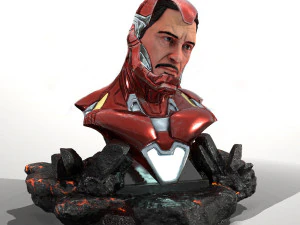 Iron Man Bust 3D Print Model