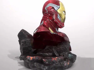 Iron Man Bust 3D Print Model
