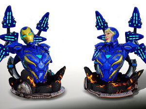 Rescue Pepper Pots Bust 3D Print Model