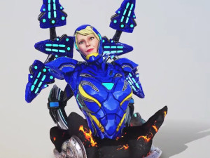 Бюст рятувальних перечників 3D Принт Модель