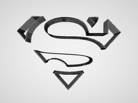 Superman Shelves 3D Print Model