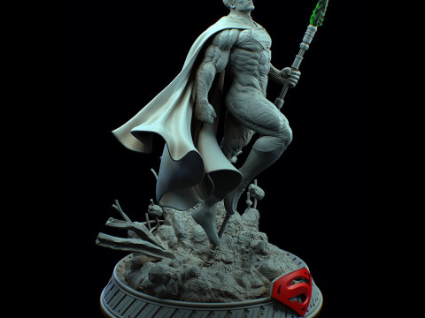Superman Statue 3D Print Model