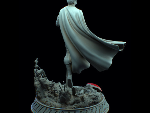Superman Statue 3D Print Model