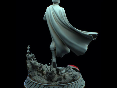 Superman Statue 3D Print Model