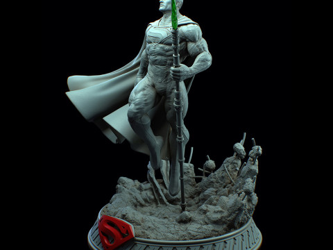 Superman Statue 3D Print Model