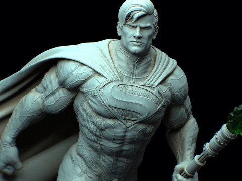 Superman Statue 3D Print Model