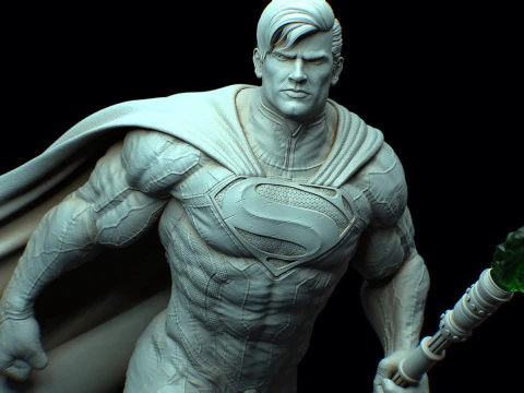 Superman Statue 3D Print Model
