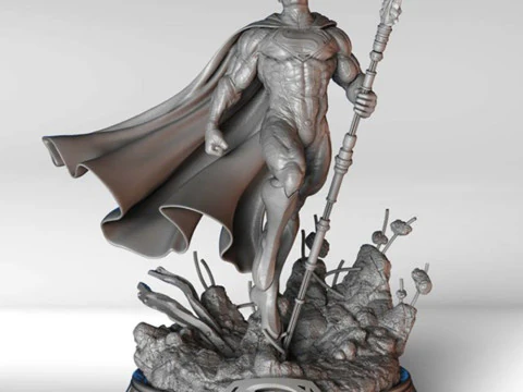 Superman Statue 3D Print Model