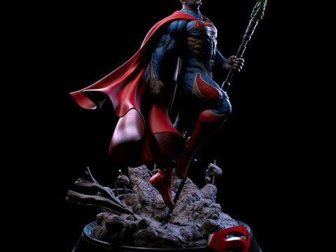 Superman Statue 3D Print Model