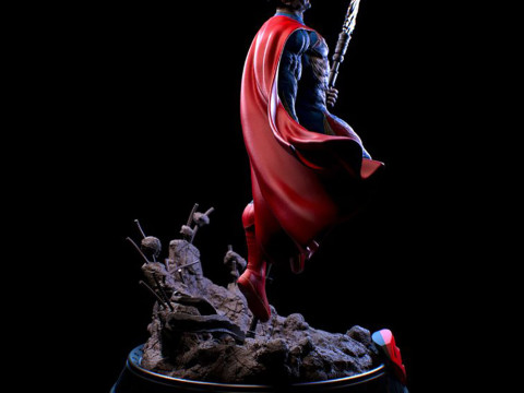 Superman Statue 3D Print Model