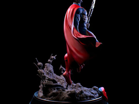 Superman Statue 3D Print Model