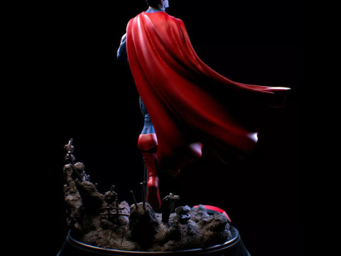 Superman Statue 3D Print Model