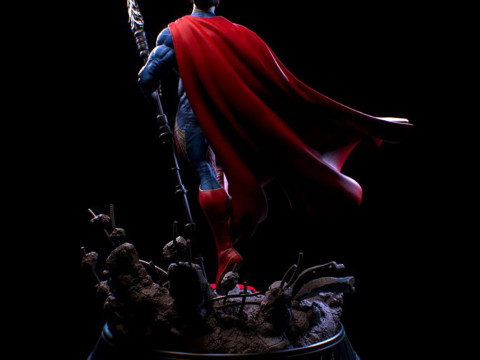 Superman Statue 3D Print Model