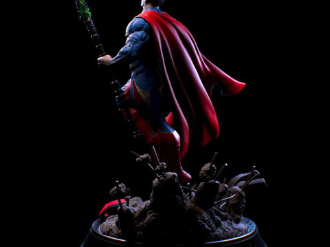 Superman Statue 3D Print Model