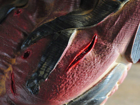 Deadpool Bust Arrow through the Head 3D Print Model