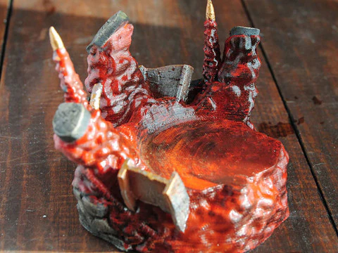 Deadpool Bust Arrow through the Head 3D Print Model