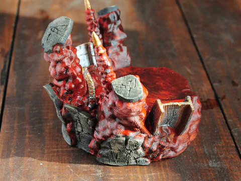 Deadpool Bust Arrow through the Head 3D Print Model