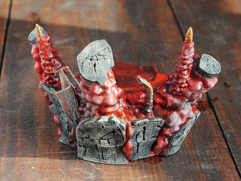 Deadpool Bust Arrow through the Head 3D Print Model