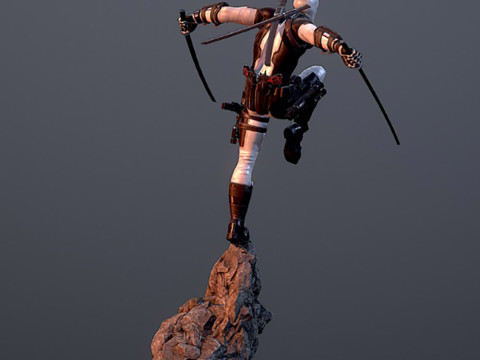 Deadpool X-Force Modello di stampa 3D