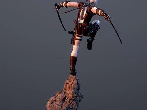 Deadpool X-Force 3D Print Model