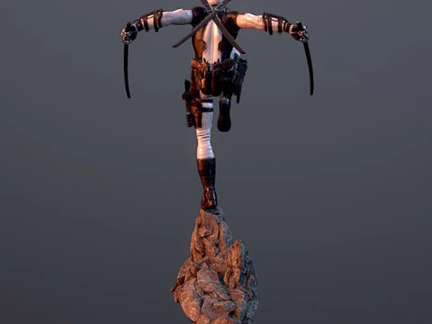 Deadpool X-Force 3D Print Model