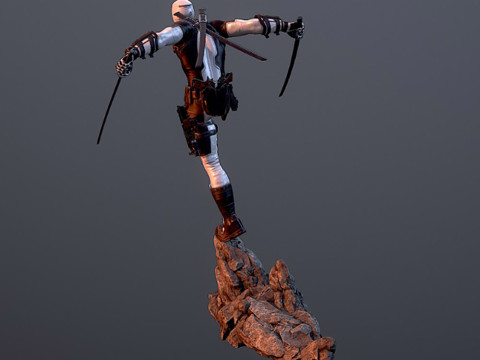 Deadpool X-Force Modello di stampa 3D