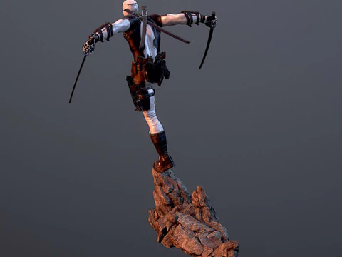 Deadpool X-Force 3D Print Model