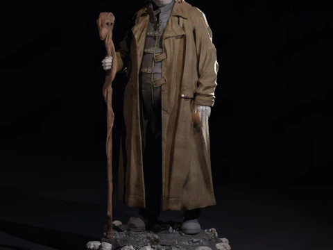 알라스터 무디 해리포터 3D 프린트 모델