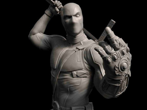 Deadpool Infinity Gauntlet Modelo de Impressão 3D