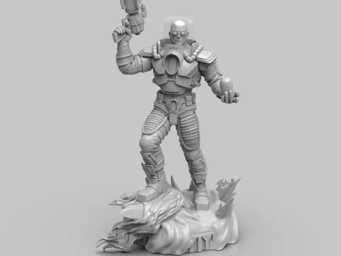 Mr Freeze 3D Print Model