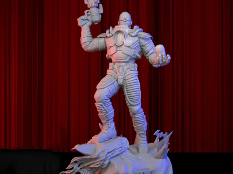 Mr Freeze 3D Print Model