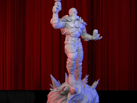 Mr Freeze 3D Print Model