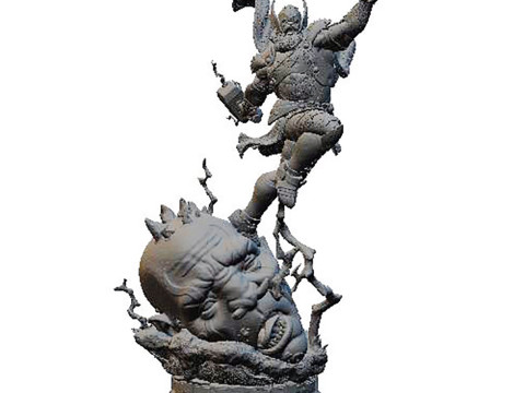 Old King Thor 3D Print Model