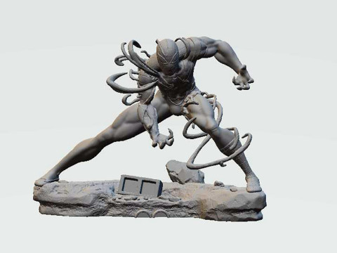 Venom Take Over Spiderman 3D Print Model