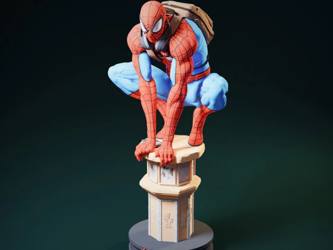 Homme araign&eacute;e Modèles 3D en vedette