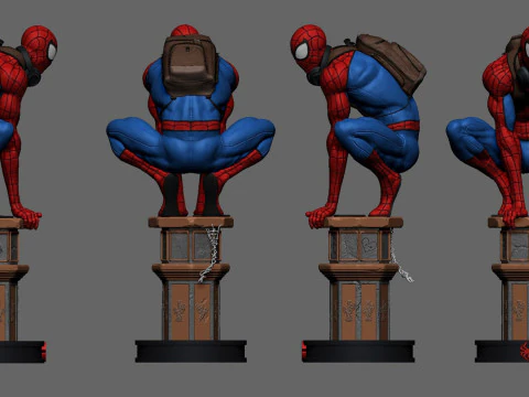 Spiderman 3D Print Model