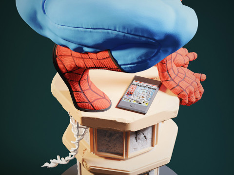 Spiderman Model do druku 3D